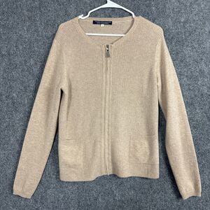 The Royal Mile Collection Cashmere Sweater Womens Size L Brown Earthy